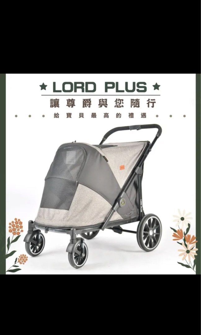 由 matilda1025 (刊登 ID 1373200123，圖片 2) 提交，位於 高雄市 (Kaohsiung) 的 尊爵大型寵物推車 (類別：寵物及其他)，說明：買來只有在室內推過一次 養貓咪發現買太大台了 可以承受48公斤。