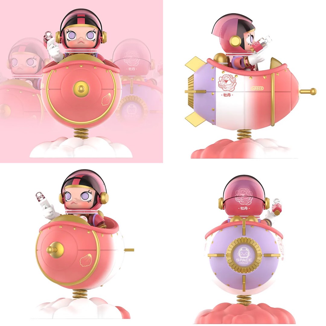 MEGA SPACE MOLLY 100% Blooming Sakura 牡丹 MEGA Space Molly 100% Blooming Series Sakura Figurine - 绽放