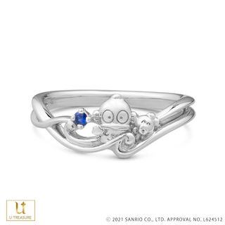 🆕 #Sanrio Proxy Purchase JP🇯🇵 📦 Pre-order Japan Limited u-treasure Sanrio Hangyodon Water Monster 925 Silver Ring64236505300097110