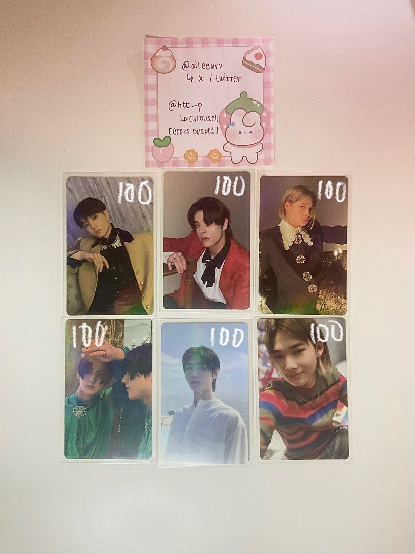 [ WTS ] Enhypen Dimension: Dilemma Photocards Pc (Category: K-Wave Merchandise) located in Tarlac. Submitted by htt_p (Listing ID 1373146841, Image 1). Description: ₱100 ea | take all for ₱530 - prio payo - no joy miners - x sensi rfs: quitting & need funds mop: gcash mod: jnt 📍 tarlac.
