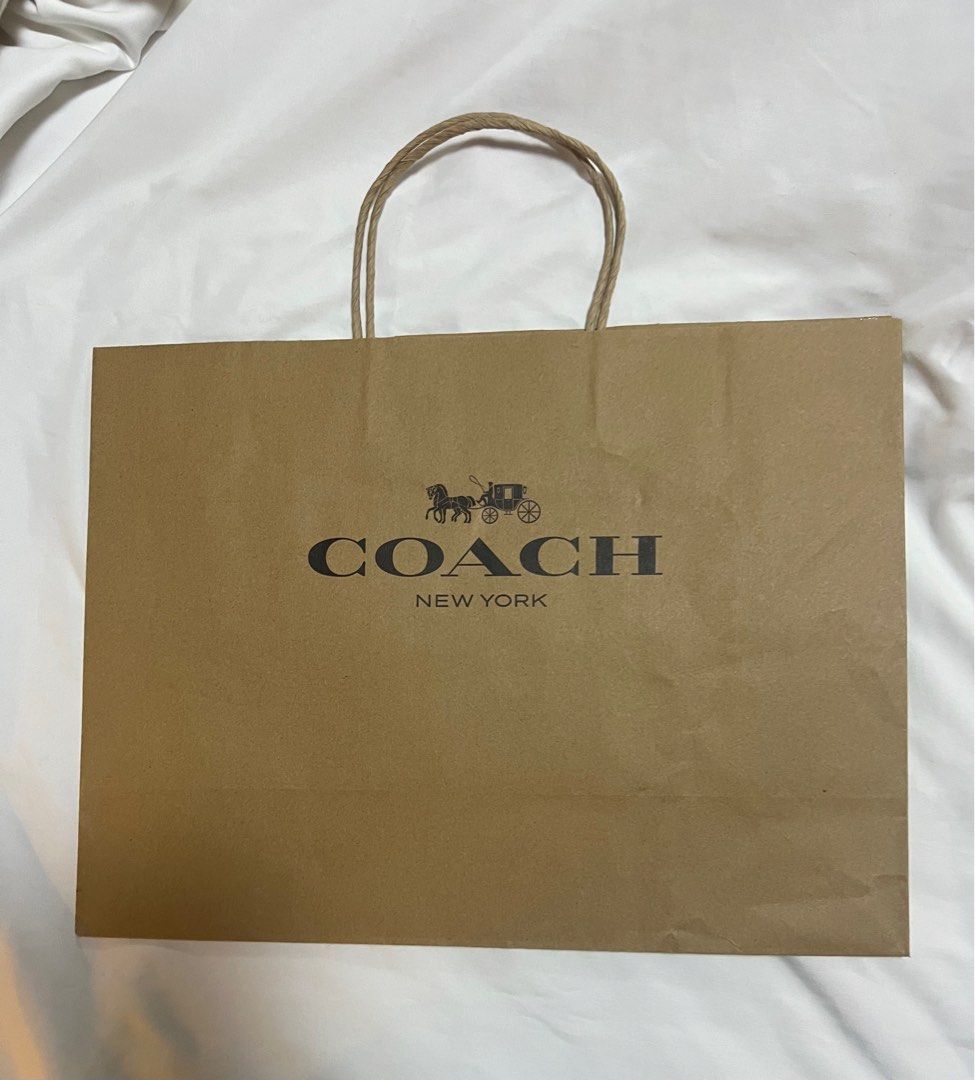 Authentic COAcH Paper bag ( large size) (Category: Luxury Bags & Wallets) located in Quezon City. Submitted by letsdeclutter101 (Listing ID 1373195619, Image 3). Description: .