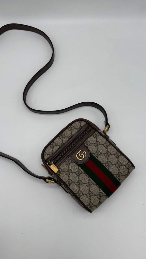 Authentic Gucci gg supreme ophidia mini sling (Category: Luxury Bags & Wallets) located in Quezon City. Submitted by jhaediah (Listing ID 1373171639, Image 2). Description: Gucci gg supreme ophidia mini sling No flaws code 53.