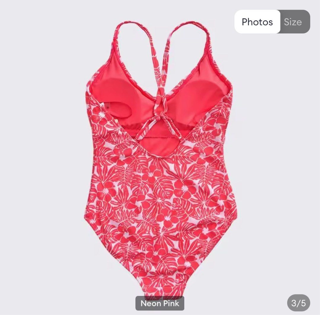 Bench Low Neck Swimsuit / Neon Pink / Large (Category: Bikinis & Swimsuits) located in San Fernando. Submitted by chisnts (Listing ID 1373159641, Image 3). Description: Large size New, not used Location: Pampanga.