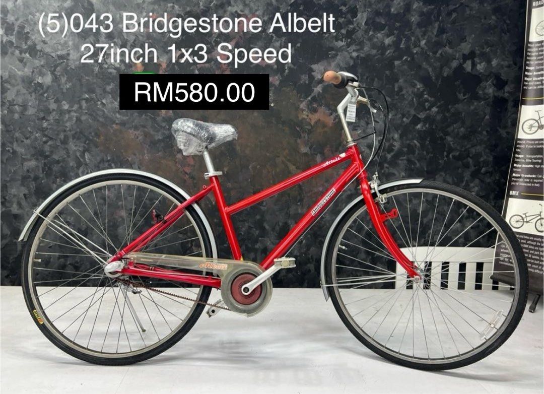 Bicycle (5)043 Bridgestone Albelt 27Inch 1x3 Speed - Ichiban