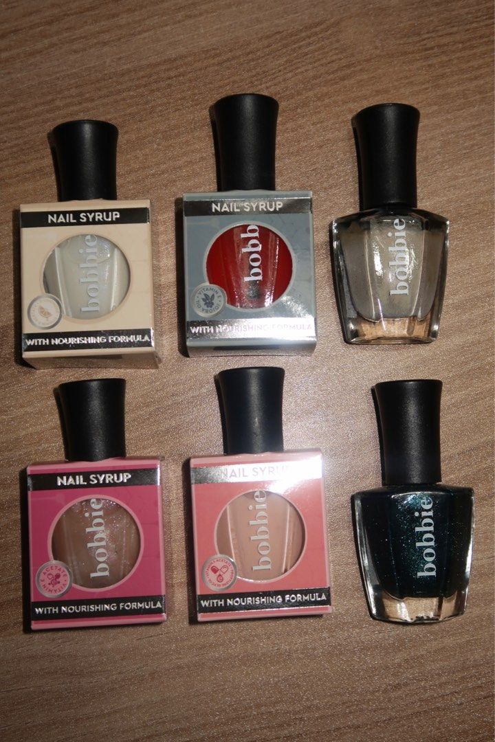 Bobbie Nails Full Set + Totebag (Category: Hands & Nails) located in Quezon City. Submitted by ellexstash (Listing ID 1373218380, Image 2). Description: Got this during the Allure launch. Perfect for at-home manicures or nail tech starters. Everything is unused and still sealed. Inclusions: * 4 Nail Syrup polishes * 2 Nail Polishes * 1 Nail Polish Remover * 1 Cuticle Exfoliator * 1 Cuticle Softener * 1 Cuticle Tint * 1 Cuticle Oil * 2 Nail Files 