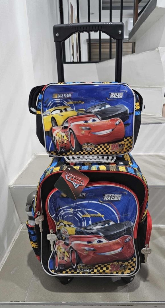 Cars school trolley bag (Category: Babies & Kids Fashion) located in Quezon City. Submitted by ninalim1988 (Listing ID 1373138037, Image 1). Description: .