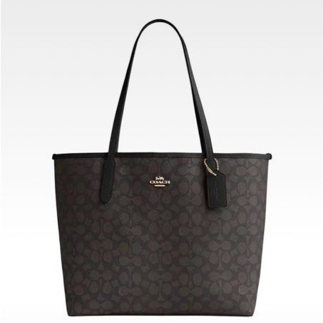 Coach City Tote (Category: Bags & Wallets) located in Singapore. Submitted by banahanana (Listing ID 1373076116, Image 1). Description: Coach city tote in walnut black Authentic (dm for proof) Comes with dust bag and box (zalora) .