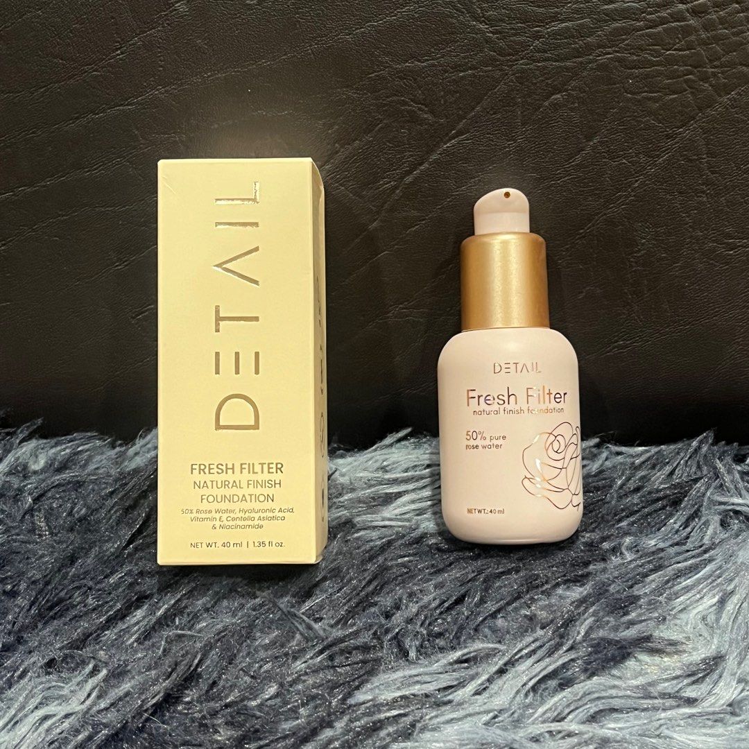 Detail Cosmetics Fresh Filter - 40ML (Category: Makeup) located in Las Pinas. Submitted by chlsko (Listing ID 1373213675, Image 1). Description: 𐙚 Accidentally bought the wrong shade 🥹 𐙚 Only opened to swatch, only used half a pump. 𐙚 I could provide more pictures, just send a dm ⟢ MOP: Gcash, Bank transfer ⟢ MOD: LBC, JNT, Lalamove, Grab ⟢ LOC: Las Piñas City, Dasmariñas Cavite 𑁤 Lowballers will be IGNORED. .