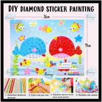 DIY 3D Diamond Sticker Painting Stiker Manik, Serba Serbi, Others di ...