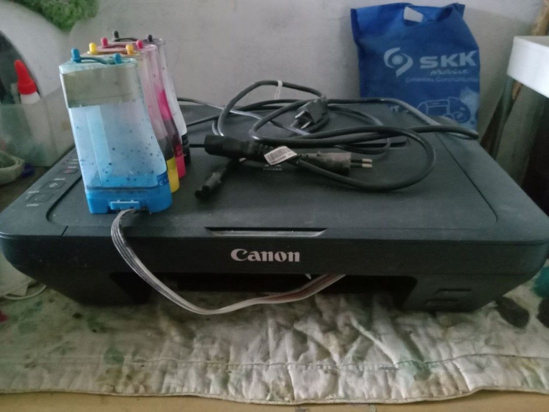 For Sale: Defective and Broken Canon Printer (Category: Printers, Scanners & Copiers) located in Valenzuela. Submitted by raiqi (Listing ID 1373170318, Image 3). Description: Canon Pixma MP 237 -1300 Canon MG3070S - 600 Both 1500 Payment: GCash, Maya.