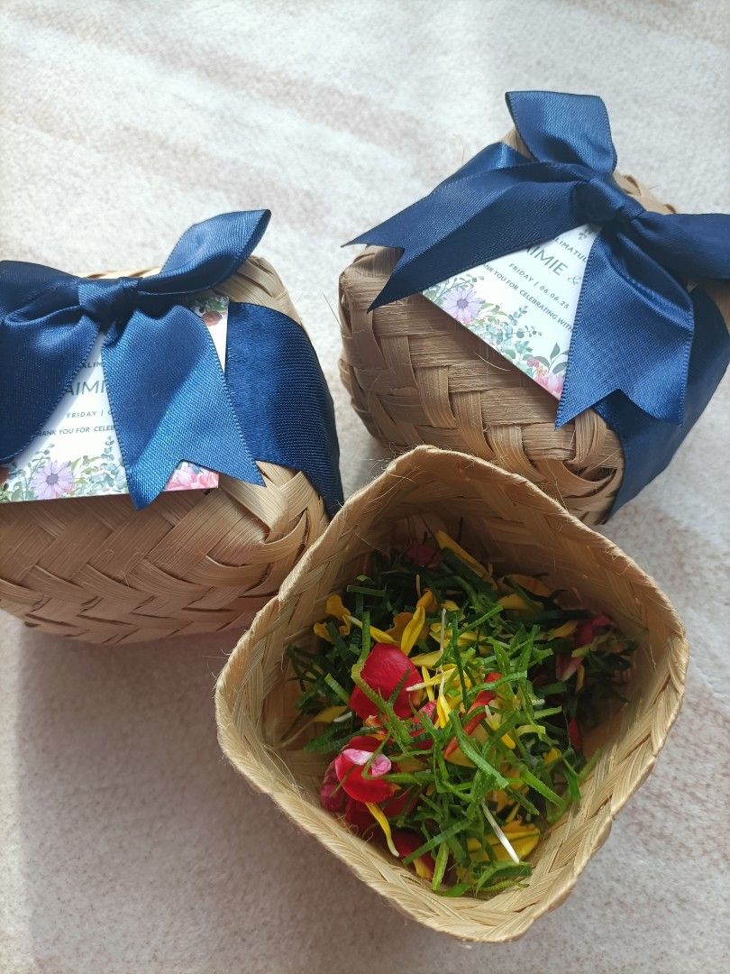 Fresh Bunga Rampai' Bamboo Box, Hobbies & Toys, Stationery & Craft ...