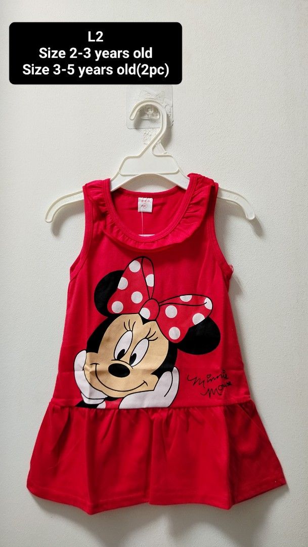 Girl Dress/Comfortable cotton dress for girls (Category: Babies & Kids Fashion) located in Singapore. Submitted by sharonteo09 (Listing ID 1373065456, Image 2). Description: L1-*Chest ptp-27cm L-45cm *Chest ptp-30cm L-50cm L2-*Chest ptp-25cm L-46cm *Chest ptp-30cm L-49cm.