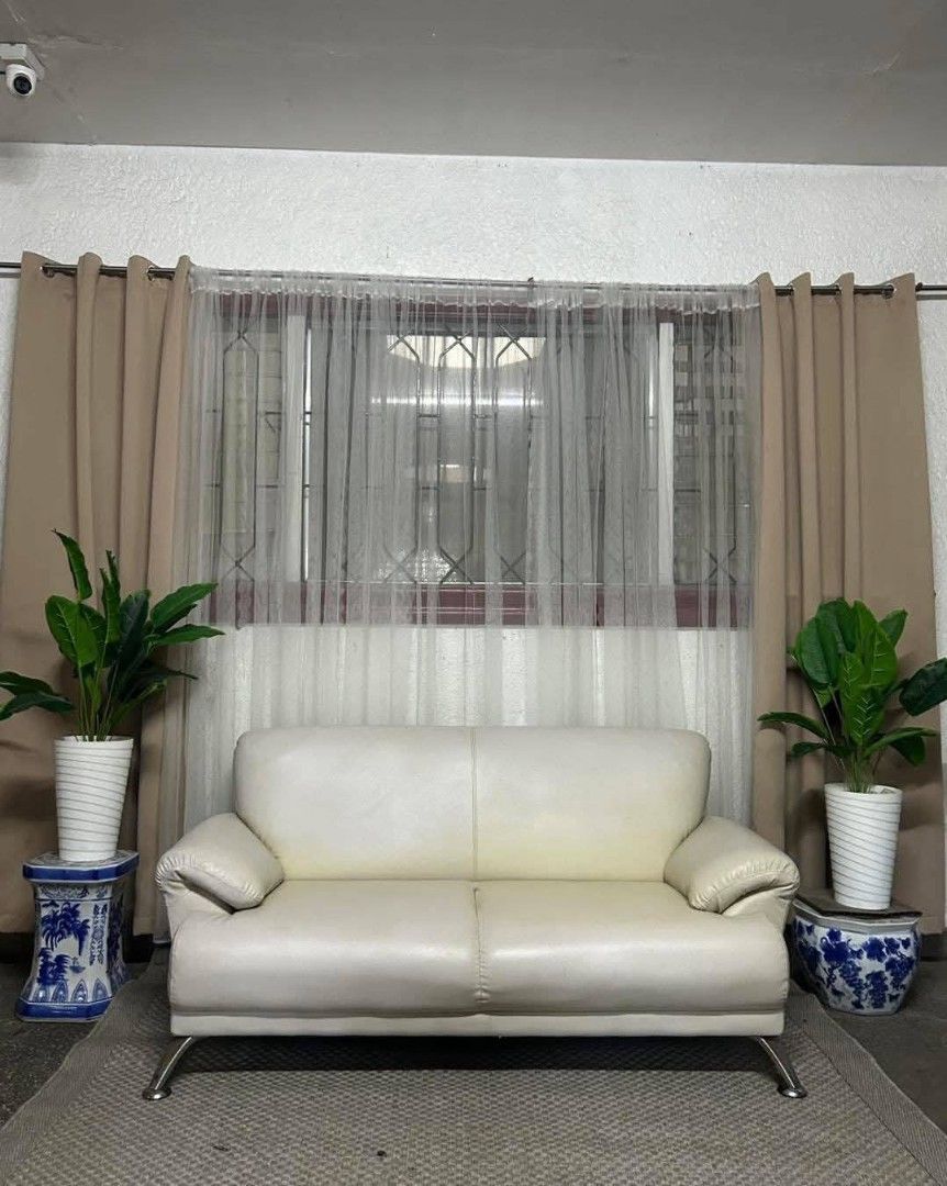 Imported Genuine Leather Beige Sofa from Japan (Category: Sofas) located in Valenzuela. Submitted by jenelyn6 (Listing ID 1373140624, Image 2). Description: Imported Genuine Leather Beige Sofa from Japan Super Sale Super Sale Super Sale P13,900 Only! 63x31x27in Genuine Leather Note: trowpillow Not included! Stainless na makapal ang paa Walang Sag Walang Lubog Makapal ang Foam Pwede sa Maselan at Maarte Heavy Duty No issue Good Condition Minor Scr