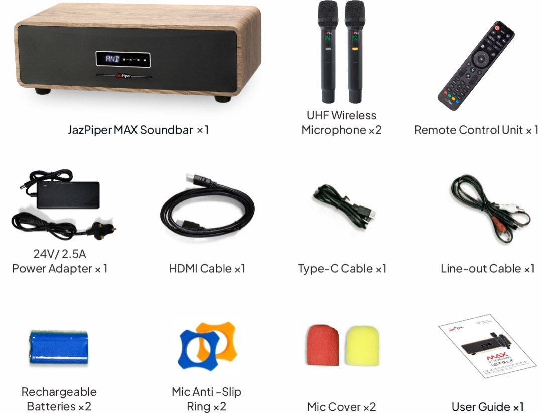 Jazpiper max karaoke with huge song in cloud free same day delivery atome grab avail (Category: Soundbars, Speakers & Amplifiers) located in Singapore. Submitted by karaokepartysg (Listing ID 1373204531, Image 2). Description: We got atome and grab avail. Paynow also can. Can pm me for arrange delivery to your door step.