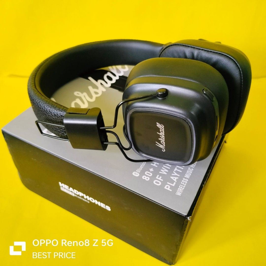 MARSHALL MAJOR IV BLUETOOTH HEADPHONES (Category: Headphones & Headsets) located in Paranaque City. Submitted by audioaddict0517 (Listing ID 1373059755, Image 1). Description: .
