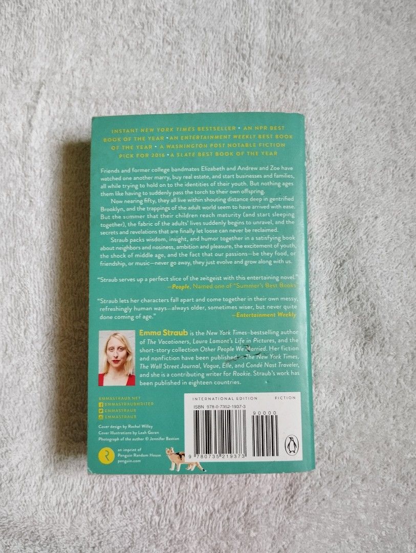 Modern Lovers - Emma Straub (Category: Storybooks) located in Santa Elena. Submitted by rereadit (Listing ID 1373176597, Image 3). Description: 💰MOP: GCash/Maya 📦MOD: J&T REMINDER: These books are preloved, unless stated otherwise, some might have flaws such as scratches, tanning, etc. Rest assured that we will inform you about the condition of the books. Please manage your expectations🫶🏻.