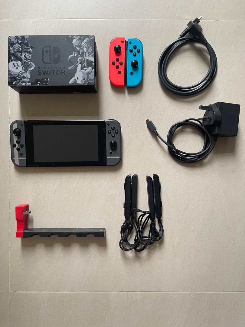 ✨Nintendo Switch主機特別版任天堂大亂鬥switch1 Switch初代機, 電子 