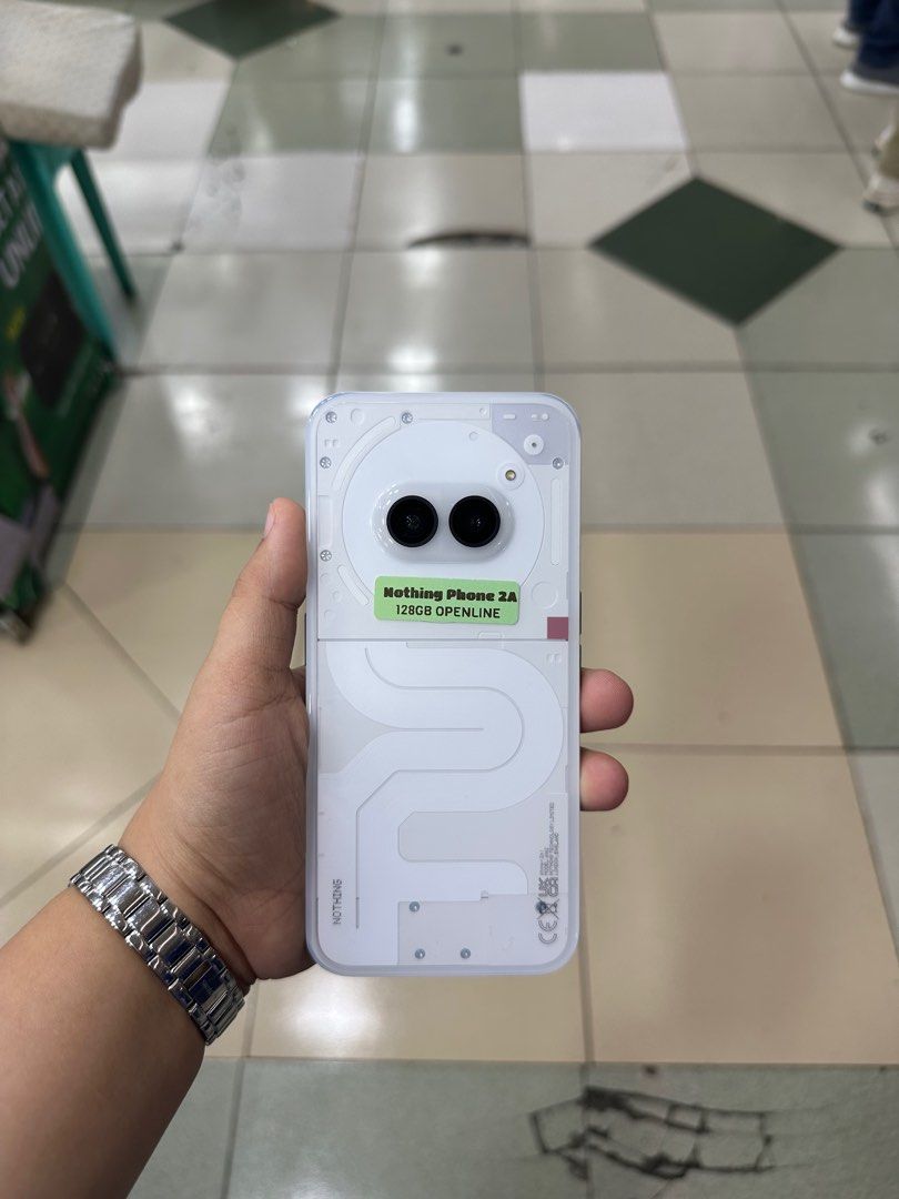 Nothing Phone 2a 128gb FU Global (Category: Android Others) located in San Juan City. Submitted by javedsgadgetshop (Listing ID 1373149222, Image 1). Description: INSTALLMENT OPTIONS : SPAY LATER / GGIVES / CREDIT CARD! WE BUY AND SELL SO PWEDE MAGBINTA OR SWAP ! Quick Specs : Nothing Phone 2a •128gb •NTC Variant •Good batt health •Factory Unlock •95% Smoothness •No hidden issue | No Repaired •100% Authentic | Not Refurbished •w/ OEM Charger & st