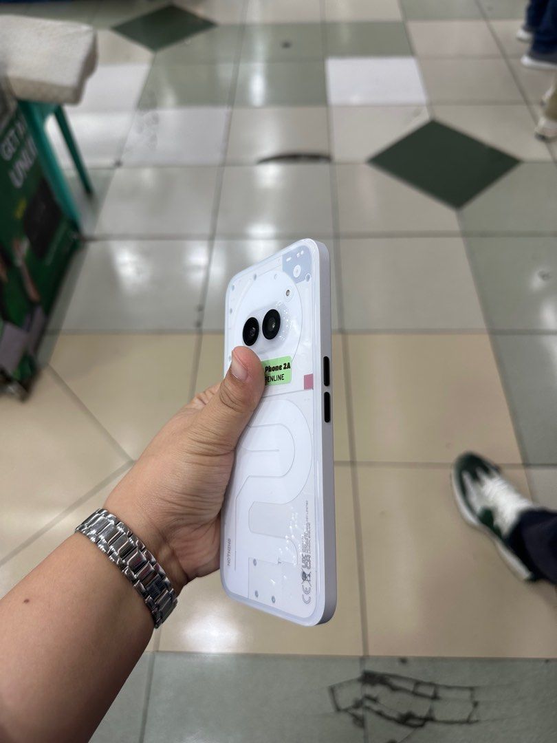 Nothing Phone 2a 128gb FU Global (Category: Android Others) located in San Juan City. Submitted by javedsgadgetshop (Listing ID 1373149222, Image 3). Description: INSTALLMENT OPTIONS : SPAY LATER / GGIVES / CREDIT CARD! WE BUY AND SELL SO PWEDE MAGBINTA OR SWAP ! Quick Specs : Nothing Phone 2a •128gb •NTC Variant •Good batt health •Factory Unlock •95% Smoothness •No hidden issue | No Repaired •100% Authentic | Not Refurbished •w/ OEM Charger & st