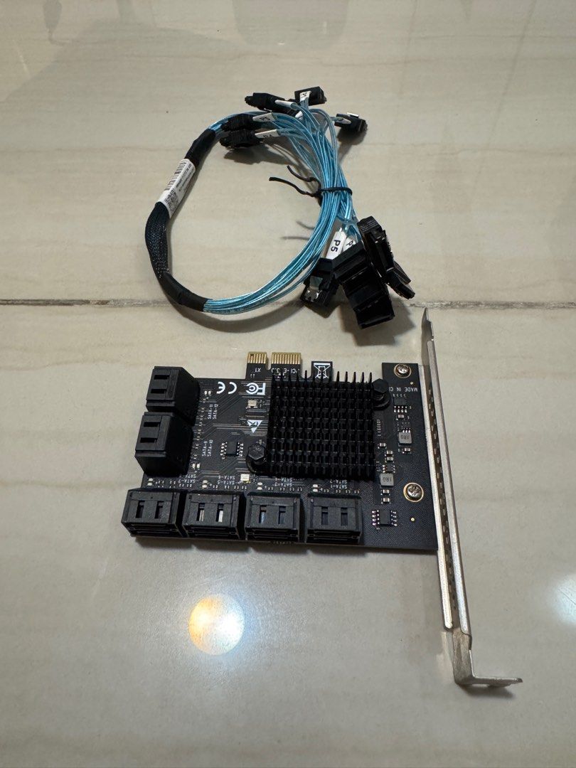 PCI-e to Sata ports controller card63208333251842112