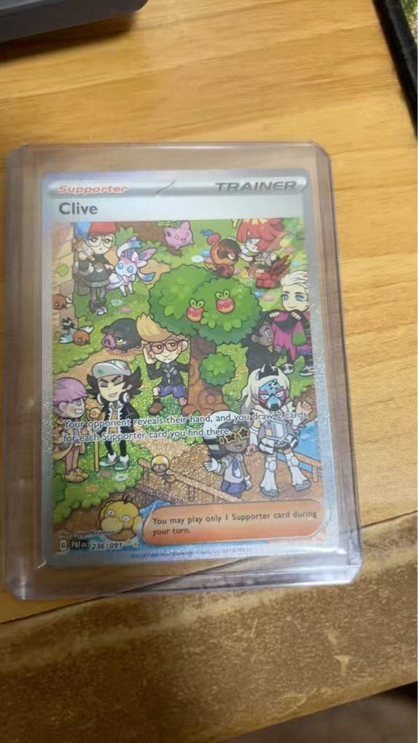 Pokemon Card - Clive Trainer Card Clive (Alt Full Art) - 236/091 ...
