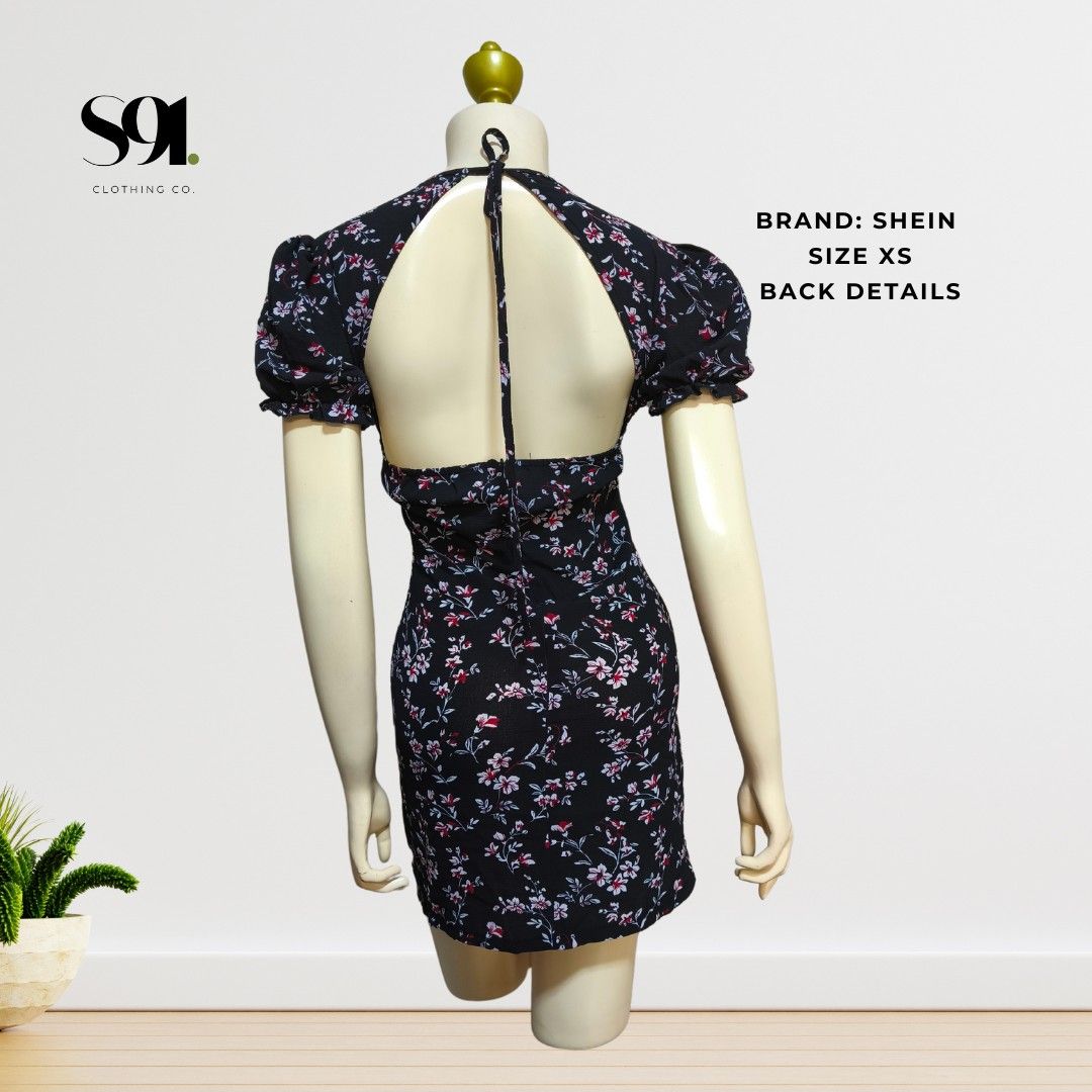 SHEIN FLORAL PUFF BACKLESS DRESS MINI SLIT (Category: Dresses) located in Bagac. Submitted by studio91closetco (Listing ID 1373217340, Image 2). Description: ‼️PLEASE READ MI LADIES‼️ you can visit our page to see more trendy fits @studio91closetco 📍BAGAC, BATAAN LEGIT CHECK? please visit us on epbi : studio 91 closet co shipping via tktok checkout or j&t direct thank u mi ladies 🫶🏼 let's talk about the price!.