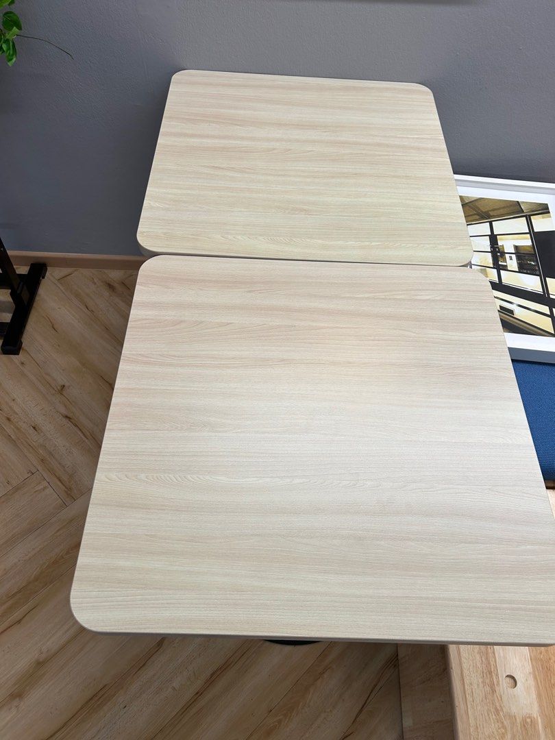 Solid Table (Category: Tables & Sets) located in Singapore. Submitted by purpleunicornn (Listing ID 1373054580, Image 3). Description: Solid office table. Hardly usable in office for 2years. 1 for $50, 2 for $90 .