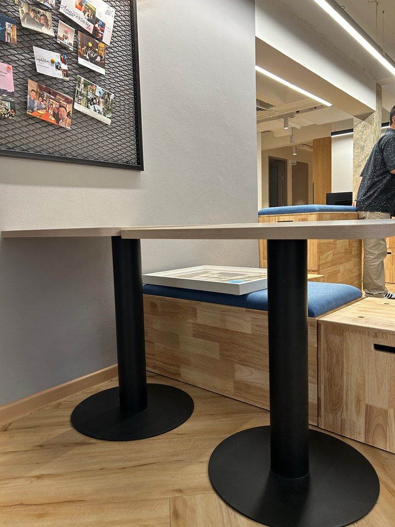 Solid Table (Category: Tables & Sets) located in Singapore. Submitted by purpleunicornn (Listing ID 1373054580, Image 2). Description: Solid office table. Hardly usable in office for 2years. 1 for $50, 2 for $90 .