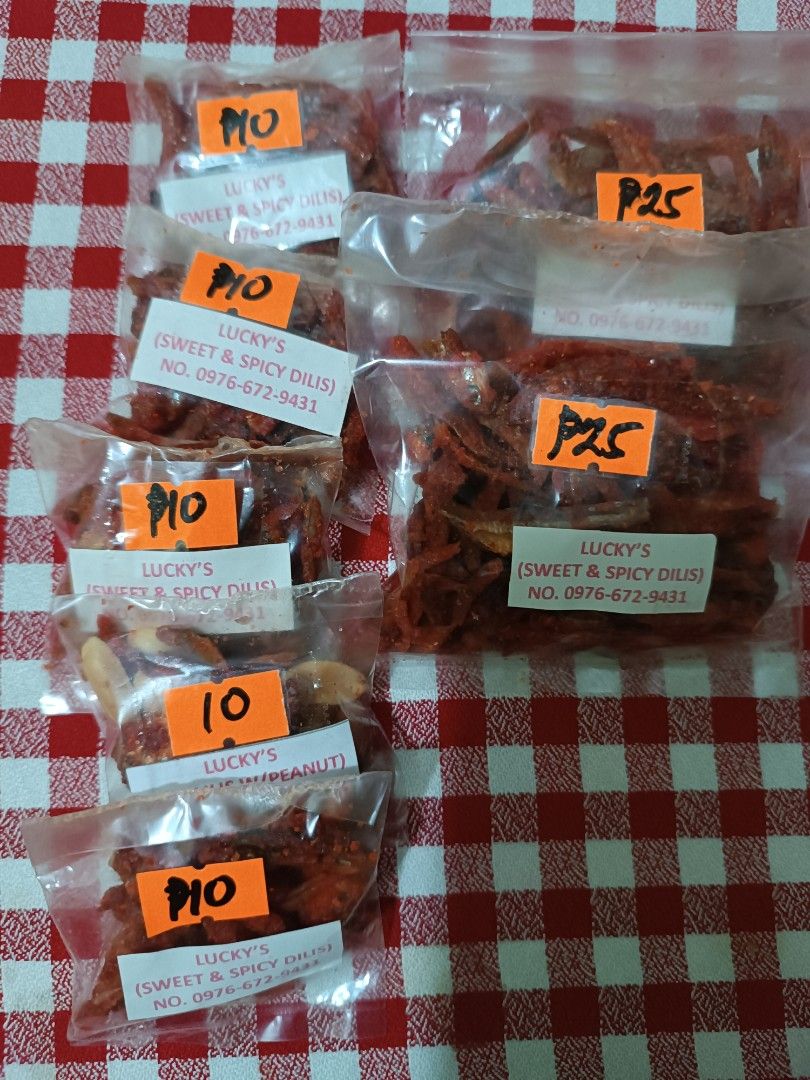 Sweet & Spicy Pusit Dilis (Category: Local Eats) located in Caloocan City. Submitted by lenzoiya (Listing ID 1373183308, Image 3). Description: DRIED Fish. Sweet Pusit Class A abd Ordinary, Boneless Tilapia, Boneless Danggit, Sweet & Spicy Dilis & Pusit. P.m for more details.