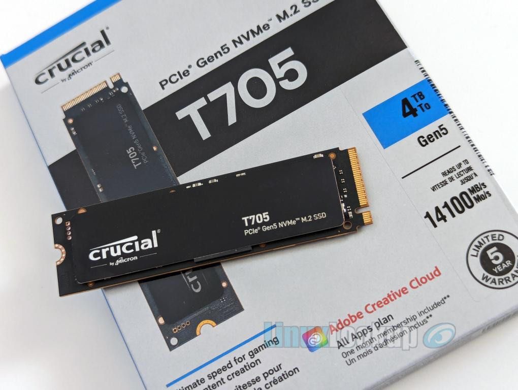 T705 4TB NVME M.2  Gen5 FASTEST SSD63167070038659111