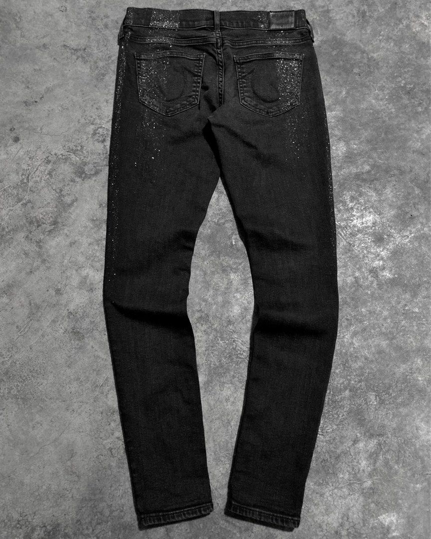 True Religion - Casey Skinny Jeans (Category: Jeans) located in Angeles City. Submitted by crushedgems (Listing ID 1373131671, Image 1). Description: id: True Religion - Casey Skinny Jeans. [ W: 28-30 | L: 37 | Hem: 5 ] Condition: 90% Php 899 + Shipping Fee DM to purchase. .