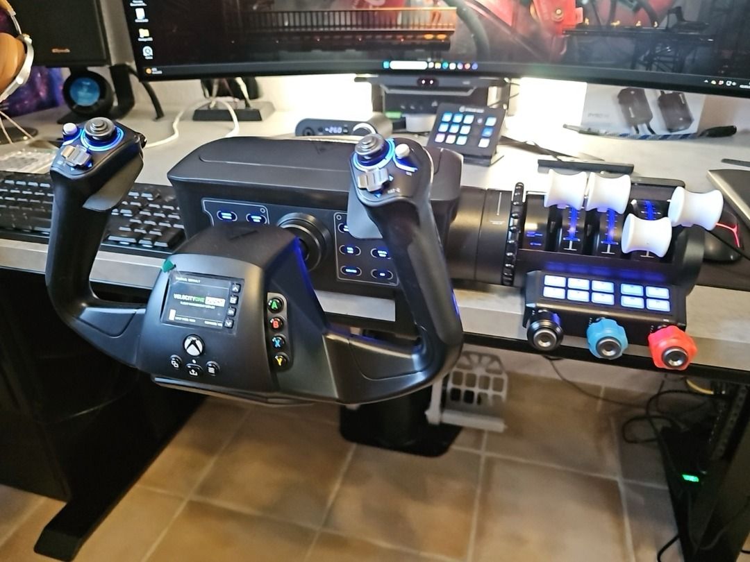 Turtle Beach VelocityOne Flight Universal Control System / Throttle Quadrant with Boeing levers / MSFS / Xbox / Yoke / Flight Simulator631095522196501119