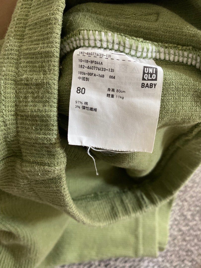 由 enjia214 (刊登 ID 1373206089，圖片 3) 提交，位於 宜蘭縣 (Yilan) 的 二手Uniqlo長褲80cm (類別：嬰兒及兒童流行時尚)，說明：📍無明顯污、有棉洗感。 📍賣場滿160出貨。可賣貨。。