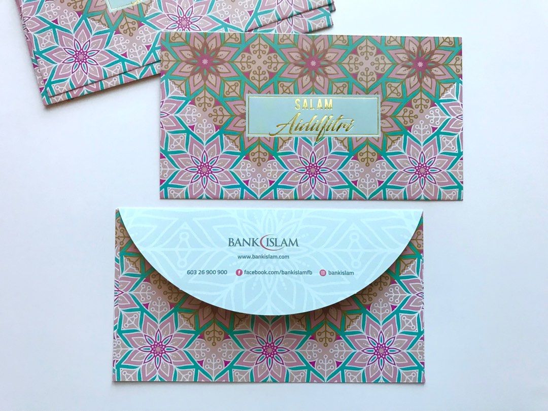 2pcs Bank Islam 2021 raya packet / sampul raya sdr, Hobbies & Toys ...