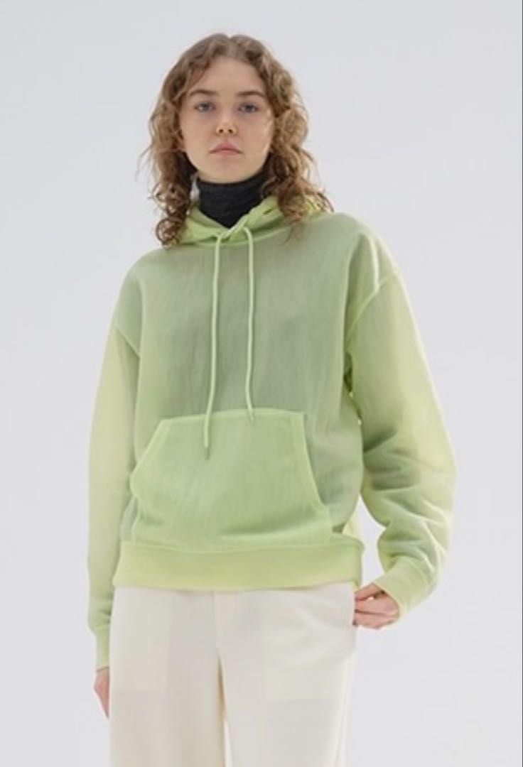 二手AURALEE ELASTIC SHEER NYLON P/O PARKA, 她的時尚, 上衣