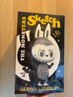⭐️台湾限定⭐️sketch LABUBU⭐️未開封⭐️ pop-mart-mega-labubu-sketch-