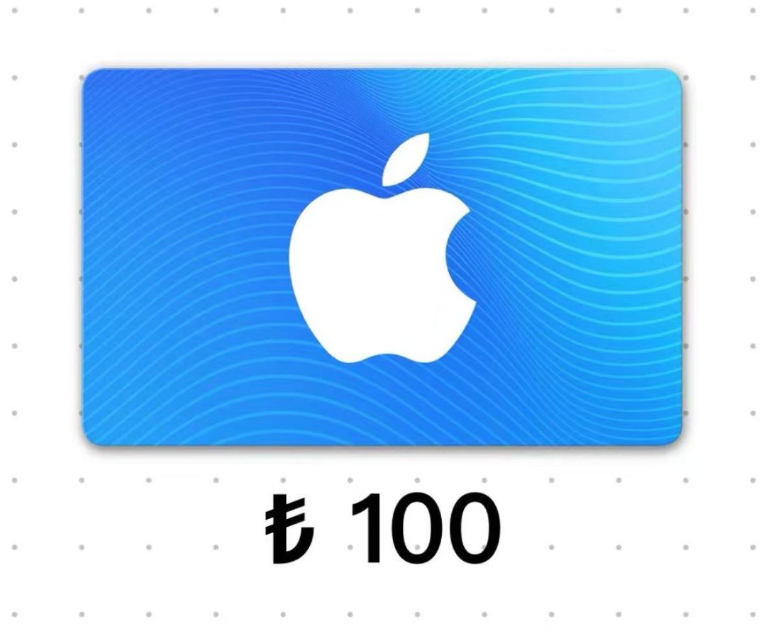 Apple 蘋果土耳其iTunes禮卡面值100TRY, 門票＆禮券, 禮品卡、印花- Carousell