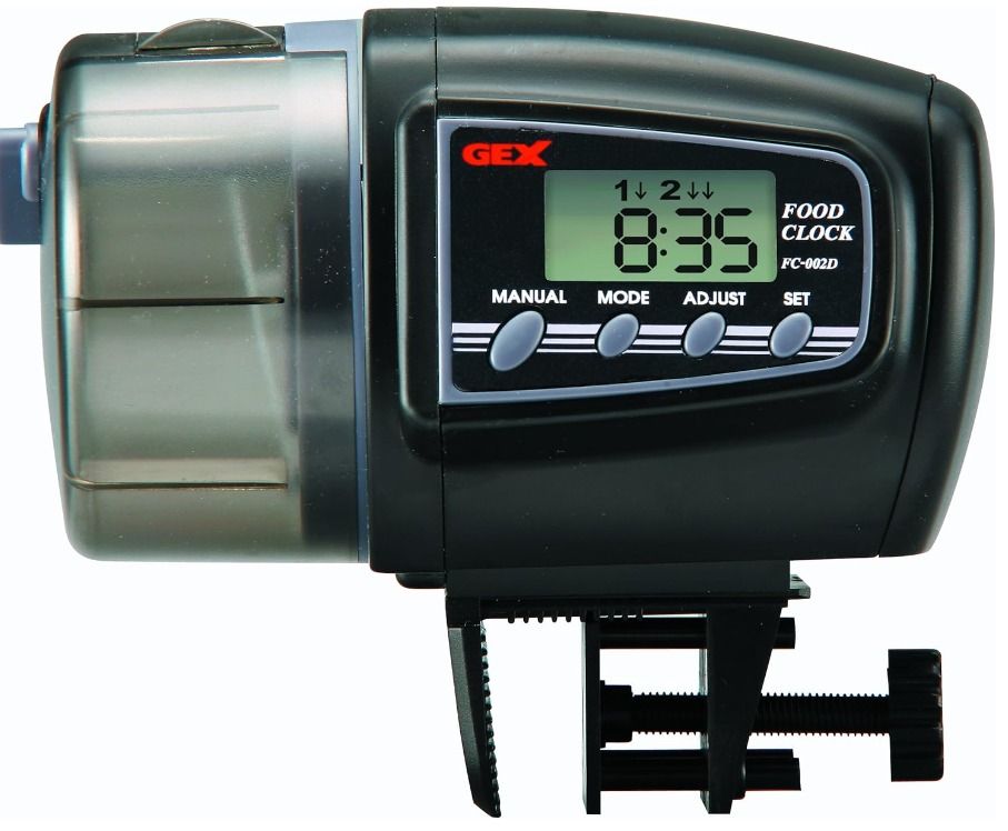 Automatic Fish Food Feeder Aquarium Tank Auto Timer Machine GEX Digital Food Clock FC-002D (Category: Homes & Other Pet Accessories) located in Singapore. Submitted by goodvalueimports.sg (Listing ID 1373328674, Image 2). Description: Automatic Fish Food Feeder Aquarium Tank Auto Timer Machine GEX Digital Food Clock FC-002D For feeding when traveling! Even if you are busy! Make a habit of feeding at a fixed time! Digital automatic feeder that can