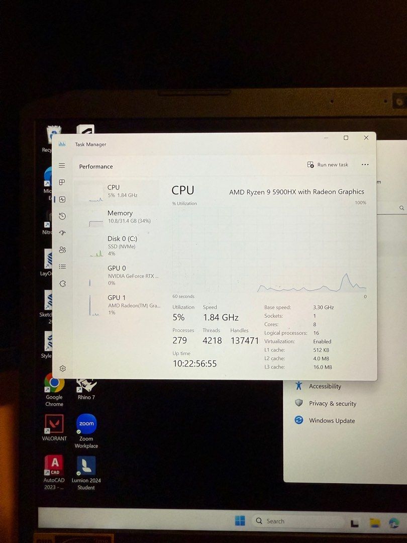 BEST GAMING LAPTOP Acer nitro 5 AMD Ryzen 9 5900HX NVIDIA RTX 3080 32 gb RAM 1TB (Category: Laptops & Notebooks) located in Singapore. Submitted by robertsbrown (Listing ID 1373363539, Image 2). Description: BEST GAMING LAPTOP Acer nitro 5 AMD Ryzen 9 5900HX NVIDIA RTX 3080 32 gb RAM 1TB RFS: barely used them as i have a pc CHEAPEST ONE OUT THERE WITH GOOD SPECS Chat for more info or nego .