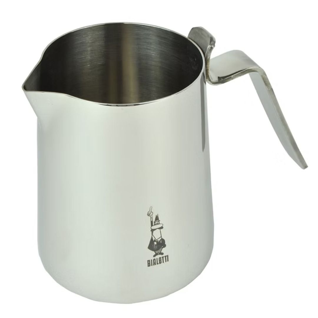 Bialetti Milk Pitcher 300mL 500mL 750mL (Category: Other Kitchen Appliances) located in Mandaluyong City. Submitted by barista.essentials (Listing ID 1373373898, Image 1). Description: 300mL= P950 500mL= P1200 750mL=P1700 Bialetti Milk Pitcher is the perfect companion to coffee. Froth your desired milk and surprise your guests with a latte art or simply make a cup of cappuccino. It is made of 100% Stainless steel: practical, resistant and rust-pr