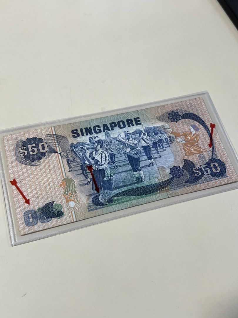 Bird $50 error wet ink transfer banknote, Hobbies & Toys, Memorabilia ...