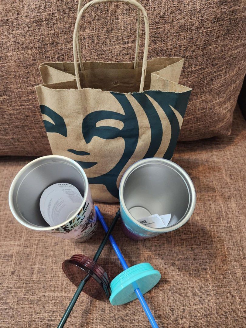 AUTHENTIC STARBUCKS TUMBLER PAIRS (Category: Water Bottles & Tumblers) located in Del Monte. Submitted by sinaya.co (Listing ID 1373384793, Image 2). Description: ☑️100% ORIGINAL ☑️NEVER USED ☑️FOR COLLECTORS, GIFT-GIVERS, & RESELLERS These tumblers are direct from Starbucks Canada—you won’t find them in local branches. Each design is either seasonal, limited edition, or region-exclusive. Only 1 pair per design is available. Original prices go as