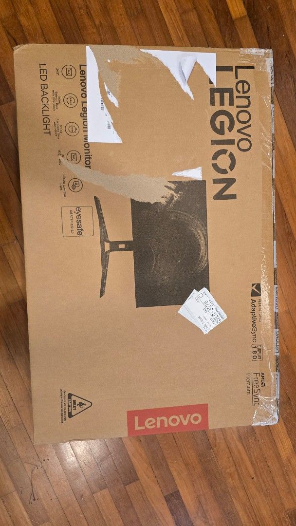 BNIB Lenovo Legion monitor 24inch (Category: Monitor Screens) located in Singapore. Submitted by loldoly (Listing ID 1373231331, Image 2). Description: lenovo legion r25i-30 24 inch 180hz refresh rate 0.5ms response time FHD.