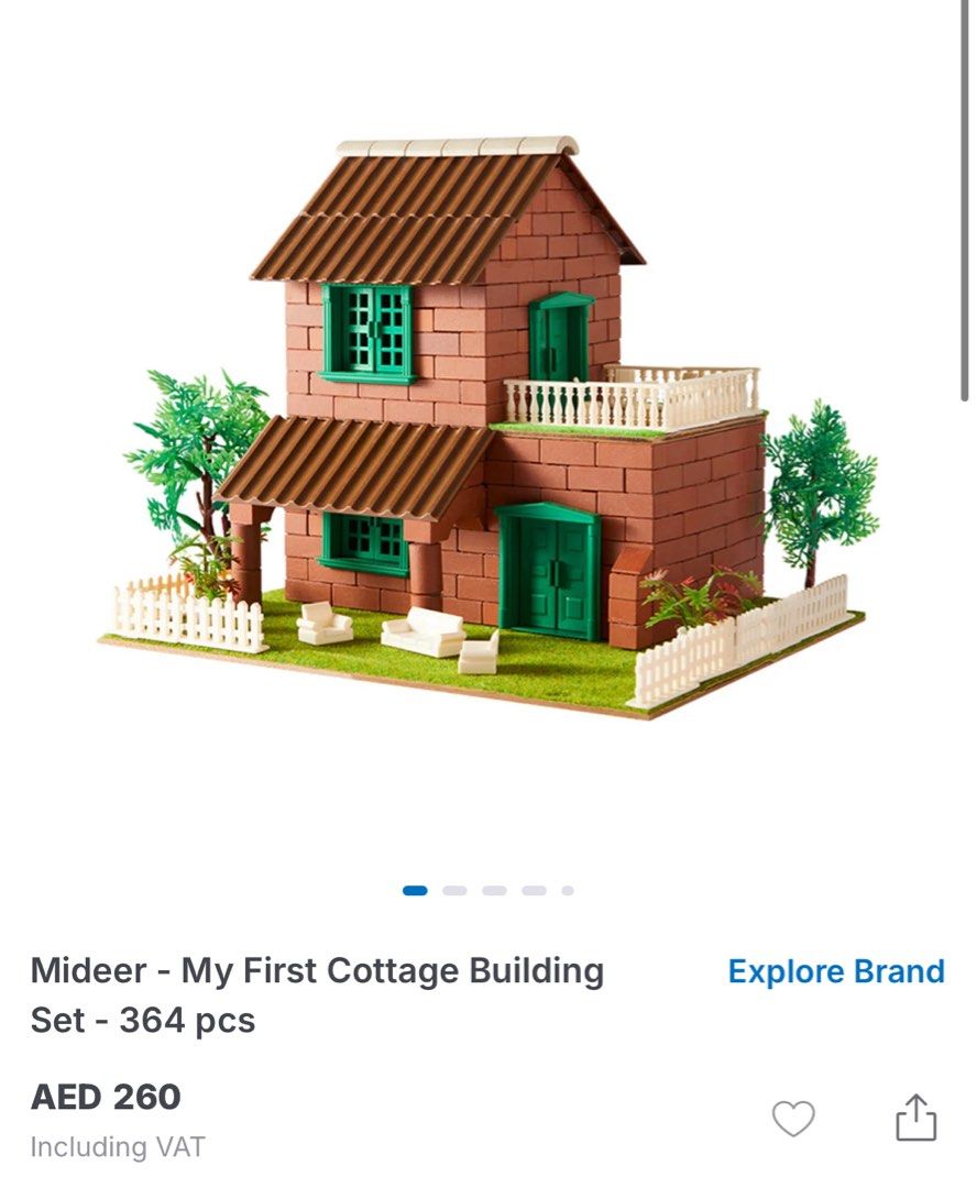 Brandnew My First Building 364pcs (Category: Lego & Building Sets) located in Paranaque City. Submitted by dalle_closet (Listing ID 1373247781, Image 2). Description: Brandnew ito. Pwede pang gift Nasa 3k+new nito It's a simulated house building DIY handmade toy, with 364pcs simulation accessories, furniture included, offers children a real house building experience..