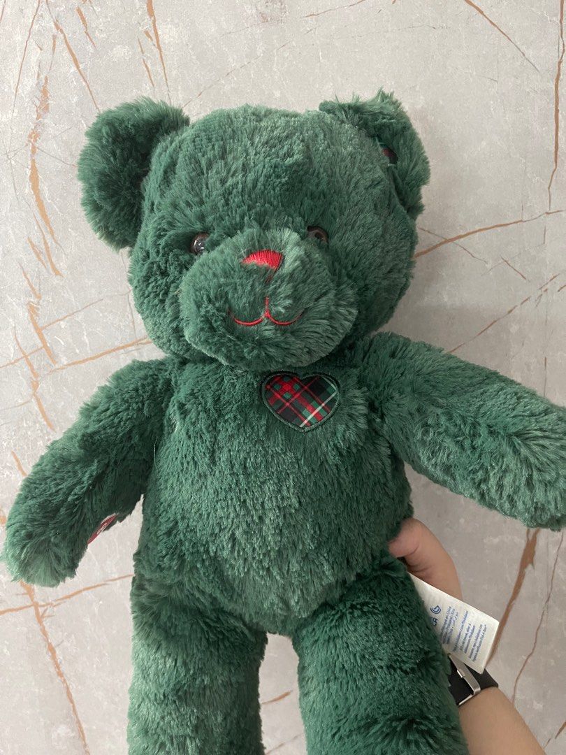 Build a Bear - Christmas Plaid Teddy, Hobbies & Toys, Toys & Games on  Carousell