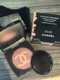 Chanel Doyceur D Equinoxe Blush Harmony 798 Beige Rose Et Mauve Limited Edition 9g限量版胭脂秋楓葉有輕微碎64213241483266110