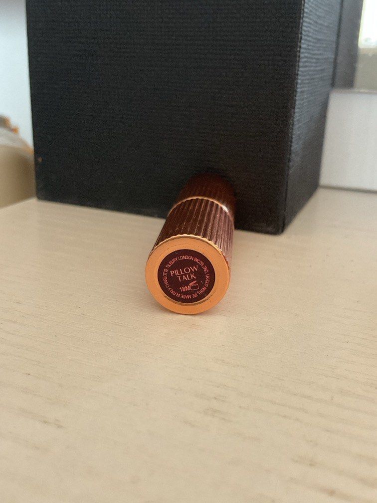 Charlotte Tilbury Pillowtalk Lipstick Mini (Category: Makeup) located in Batangas. Submitted by csythinker_ (Listing ID 1373249150, Image 3). Description: used 2x authentic last price posted.