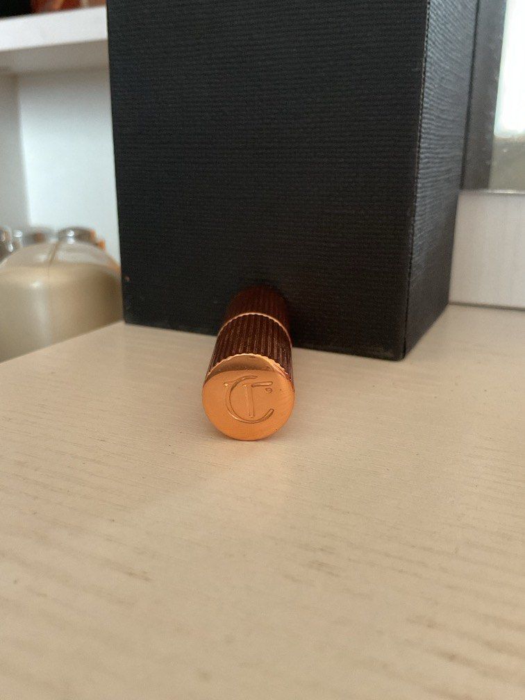 Charlotte Tilbury Pillowtalk Lipstick Mini (Category: Makeup) located in Batangas. Submitted by csythinker_ (Listing ID 1373249150, Image 2). Description: used 2x authentic last price posted.