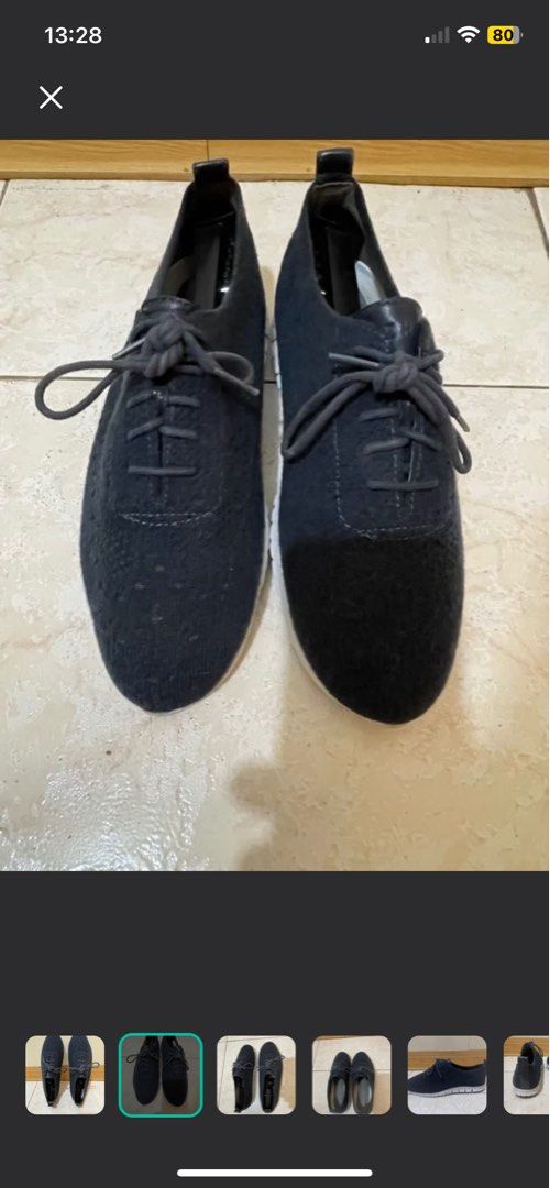 Cole Haan Zerogrand Stitchlite (Category: Sneakers) located in Cebu City. Submitted by userper (Listing ID 1373260523, Image 1). Description: Cole Haan Women’s ZEROGRAND Stitchlite™ Oxford Size 8B Color: Marine Blue Good Condition Free shoe tree With box Location: Cebu City.