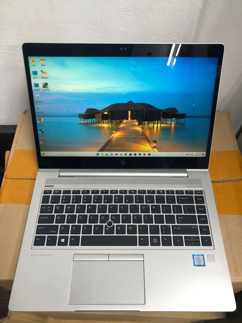 FHD 14" HP Elitebook i7 Laptop, RAM 16GB DDR4 & SSD 512GB NVMe Graphics Intel 4GB 620 Series Fingerprints, Backlight Keyboard No any Issues Excellent Condition Like New Laptop With Warranty (Category: Laptops & Notebooks) located in Singapore. Submitted by comlab (Listing ID 1373241909, Image 2). Description: Specification: Windows 11 Pro , MS office 2021, Power point, Excel, Antivirus and All necessary software are installed. WiFi, Webcam, Bluet